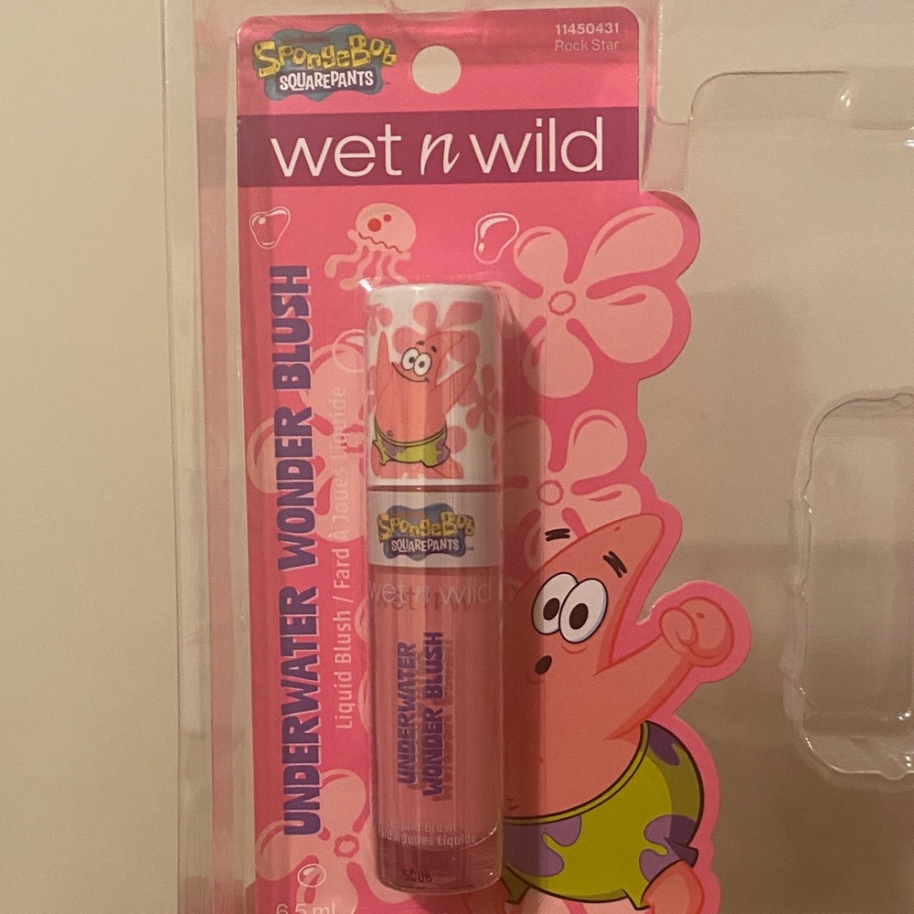 Wet n Wild SpongeBob Liquid Blush in Pink-Rock Star